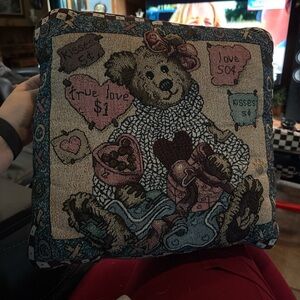 Navy Blue Throw Pillow